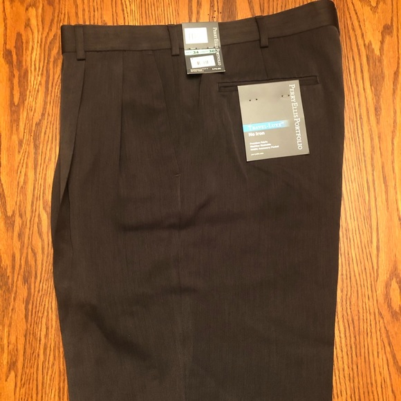 Perry Ellis Portfolio Travel Luxe Dress Pants - Picture 3 of 7